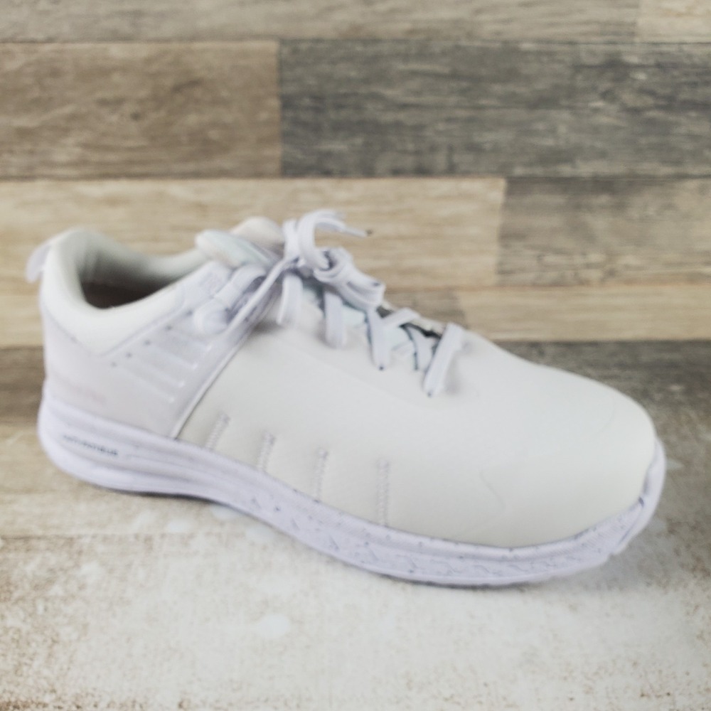 Timberland PRO Overdrive Womens Work Shoes Sz 9 White Composite Toe Sneakers